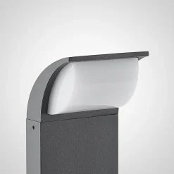 Lucande LED sokkellamp Tinna, 60 cm, antraciet, IP65