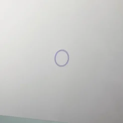 Lucande LED spiegel Celestiel, hoekig, verwarmbaar, CCT, 70 cm