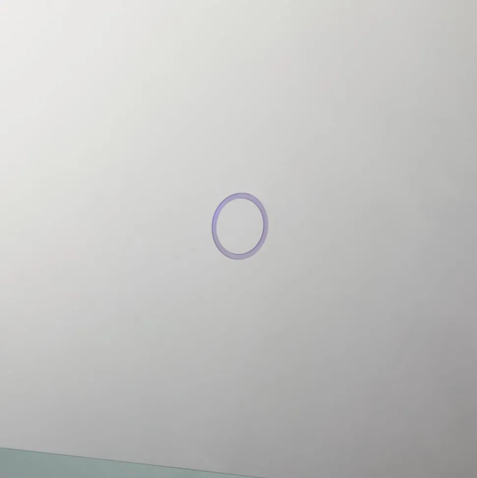 Lucande LED spiegel Celestiel, hoekig, verwarmbaar, CCT, 70 cm