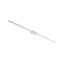 Lucande LED spiegellamp Kivana, chroom, metaal, 120cm, IP44