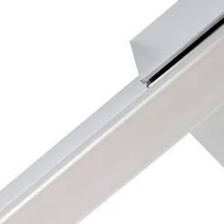 Lucande LED spiegellamp Kivana, chroom, metaal, 120cm, IP44