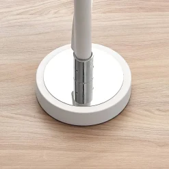 Lucande LED tafellamp Edano, 60 cm, wit, textiel, dimbaar