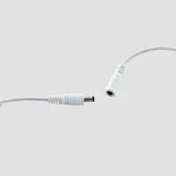 Lucande LED tafellamp Edano, 60 cm, wit, textiel, dimbaar