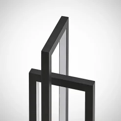 Lucande LED tafellamp Hylda, hoogte 42 cm, zwart, aluminium