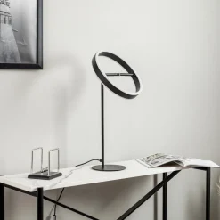 Lucande LED tafellamp Jekta, zwart, 59 cm, dimbaar