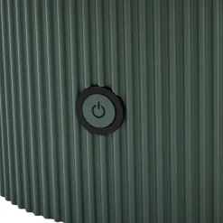 Lucande LED tafellamp Katrin Palm, groen, glas