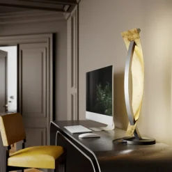 Lucande LED tafellamp Marija, zwart, dimbaar, 62 cm