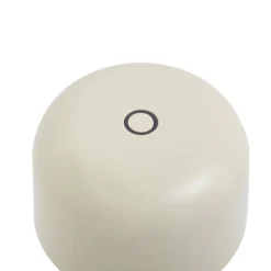 Lucande LED tafellamp Quill, beige, CCT, dimbaar