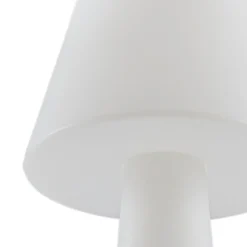 Lucande LED terraslamp Gauri, wit, 153 cm, IP44