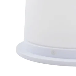 Lucande LED terraslamp Gauri, wit, 153 cm, IP44