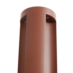 Lucande LED tuinpadverlichting Raiku, roestkleurig, aluminium, 65 cm