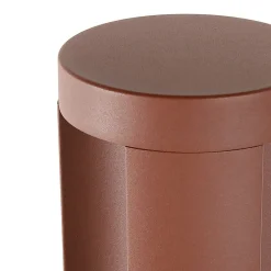 Lucande LED tuinpadverlichting Raiku, roestkleurig, aluminium, 65 cm