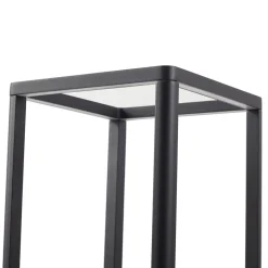 Lucande LED tuinpadverlichting Thorvid, hoogte 120 cm, zwart