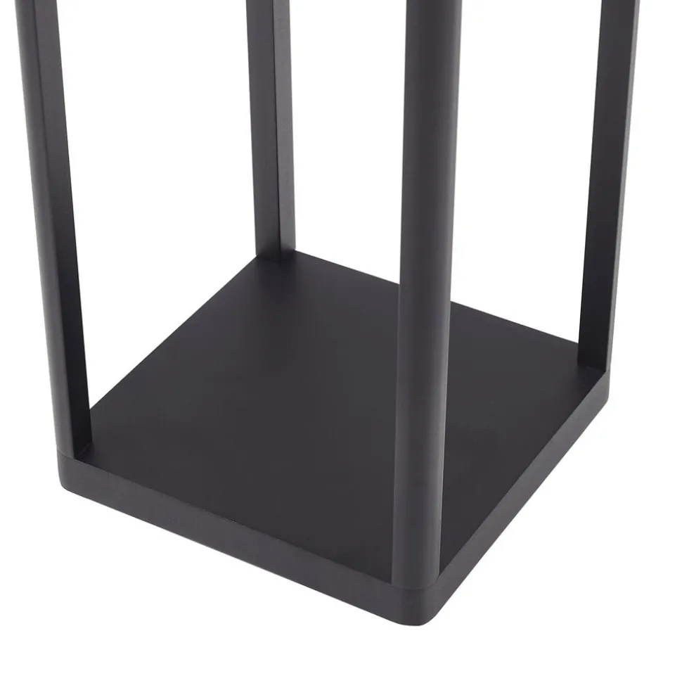 Lucande LED tuinpadverlichting Thorvid, hoogte 120 cm, zwart