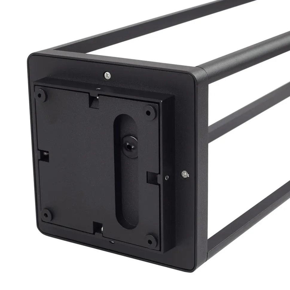 Lucande LED tuinpadverlichting Thorvid, hoogte 120 cm, zwart