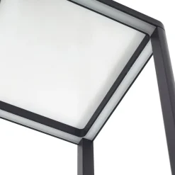 Lucande LED tuinpadverlichting Thorvid, hoogte 120 cm, zwart