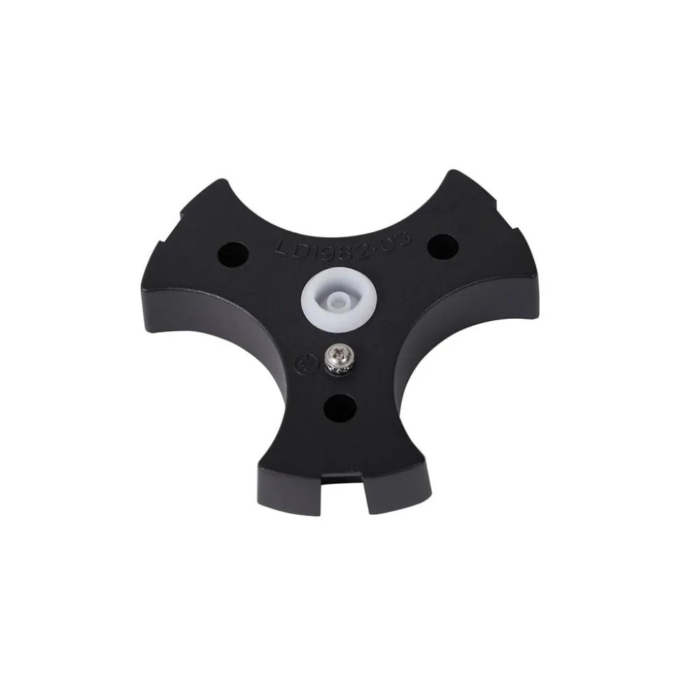 Lucande LED tuinpadverlichting Raiku, zwart, aluminium, 65 cm