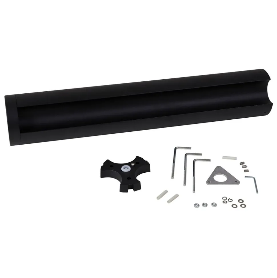 Lucande LED tuinpadverlichting Raiku, zwart, aluminium, 65 cm