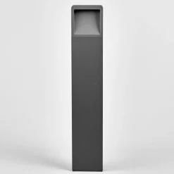 Lucande LED tuinpadverlichting Leya, 65 cm, antraciet, metaal, IP54