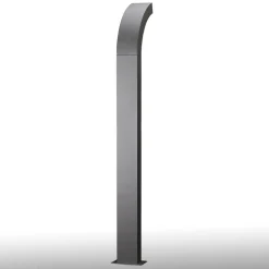 Lucande LED tuinpadverlichting Nevio, antraciet, metaal, 100 cm