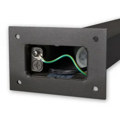 Lucande LED tuinpadverlichting Lennik, 100 cm, antraciet, metaal