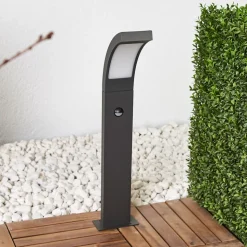 Lucande LED tuinpadverlichting Juvia, 60 cm, bewegingsmelder, IP54