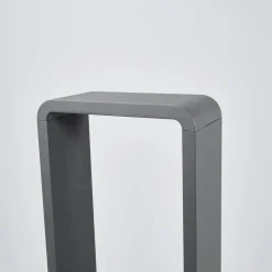 Lucande LED tuinpadverlichting Ninon, 80 cm, antraciet, metaal