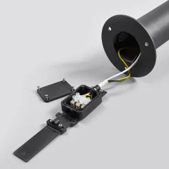 Lucande LED tuinpadverlichting Fenia, 100 cm, antraciet, IP65