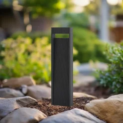 Lucande LED tuinpadverlichting Tavion, 60 cm, antraciet, IP65