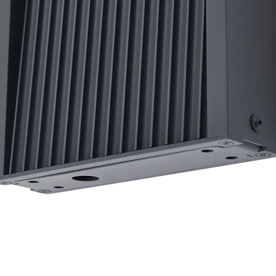 Lucande LED tuinpadverlichting Tavion, 60 cm, antraciet, IP65