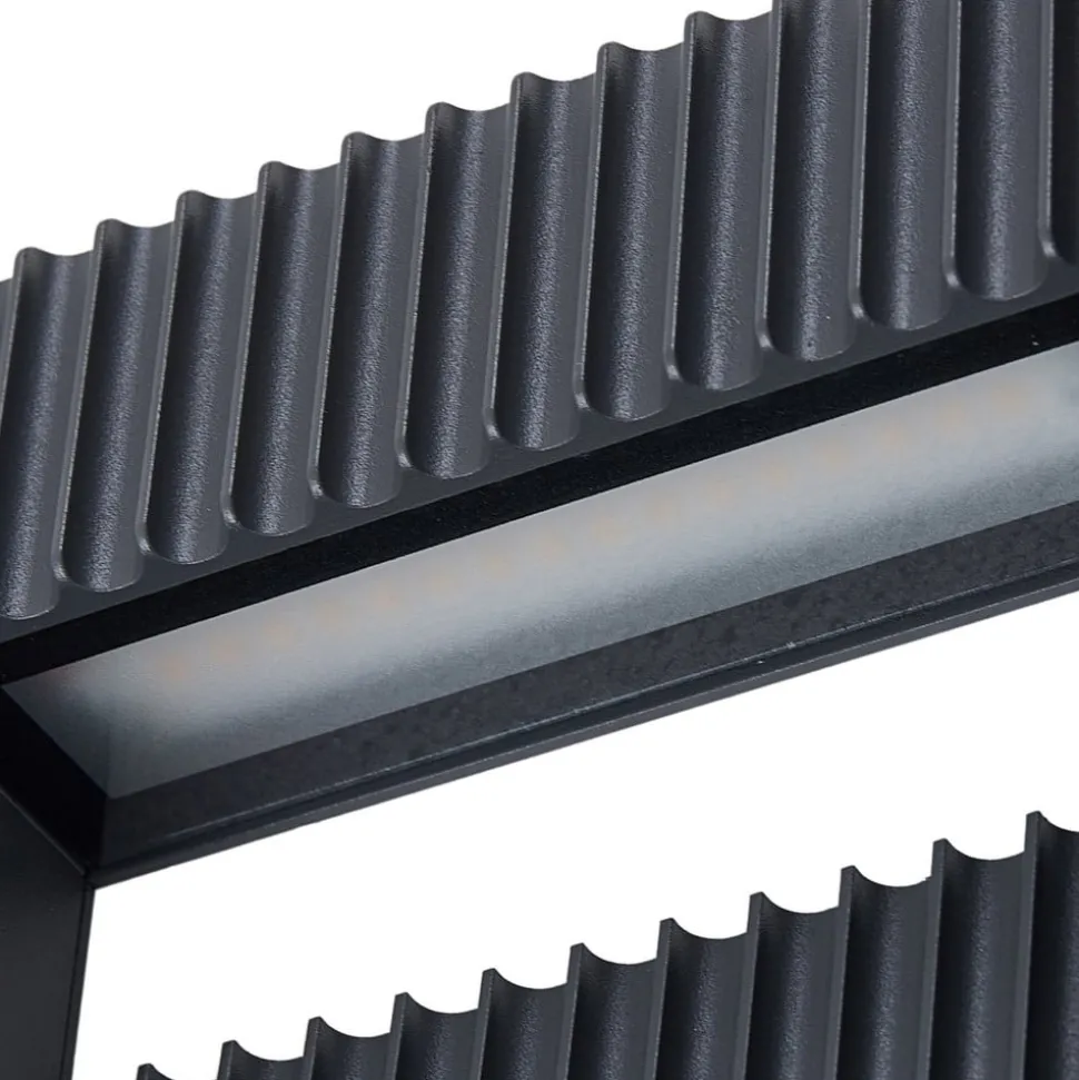 Lucande LED tuinpadverlichting Tavion, 60 cm, antraciet, IP65