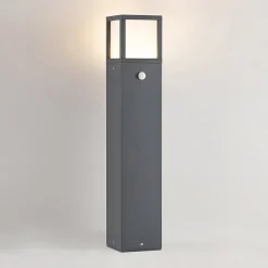 Lucande LED tuinpadverlichting Dewari, bewegingsmelder, 65 cm, IP54