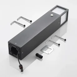 Lucande LED tuinpadverlichting Dewari, bewegingsmelder, 65 cm, IP54