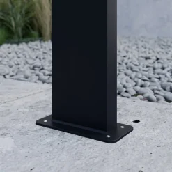 Lucande LED tuinpadverlichting Nevio, sensor, 60cm, antraciet