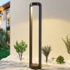Lucande LED tuinpadverlichting Habsa, 80 cm, antraciet, metaal