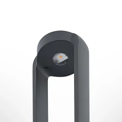 Lucande LED tuinpadverlichting Habsa, 80 cm, antraciet, metaal