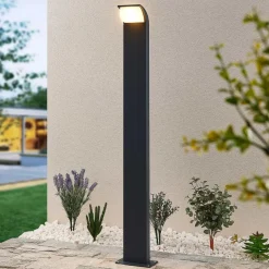 Lucande LED tuinpadverlichting Tinna, 100 cm, antraciet, IP65