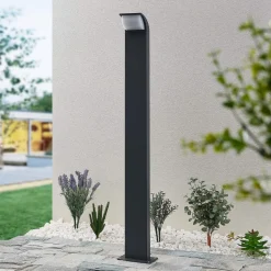 Lucande LED tuinpadverlichting Tinna, 100 cm, antraciet, IP65