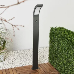 Lucande LED tuinpadverlichting Juvia, 100 cm, bewegingsmelder, IP54