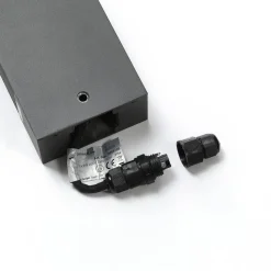 Lucande LED tuinpadverlichting Lirka, 2-lamps, grijs, metaal, 60cm