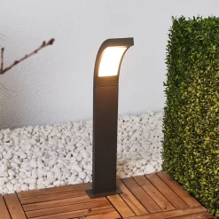 Lucande LED tuinpadverlichting Juvia, 60 cm, antraciet, IP54