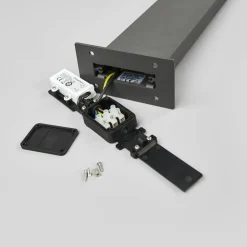 Lucande LED tuinpadverlichting Juvia, 60 cm, antraciet, IP54