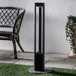 Lucande LED tuinpadverlichting Pirron, 80 cm, driehoekig, IP54