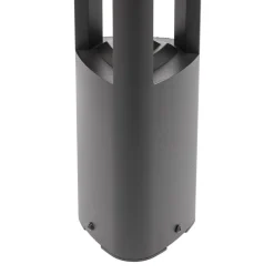 Lucande LED tuinpadverlichting Silvan, 65 cm, antraciet, metaal