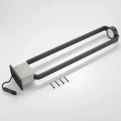 Lucande LED tuinpadverlichting Belna, 100cm, antraciet, beton, IP65