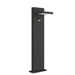 Lucande LED tuinpadverlichting Silvan, 65 cm, sensor, antraciet