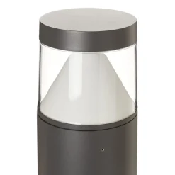 Lucande LED tuinpadverlichting Darja, antraciet, metaal, 100cm, IP54