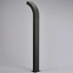 Lucande LED tuinpadverlichting Lennik, sensor, 100 cm, antraciet