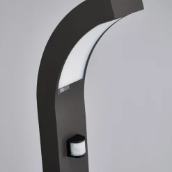 Lucande LED tuinpadverlichting Lennik, sensor, 100 cm, antraciet