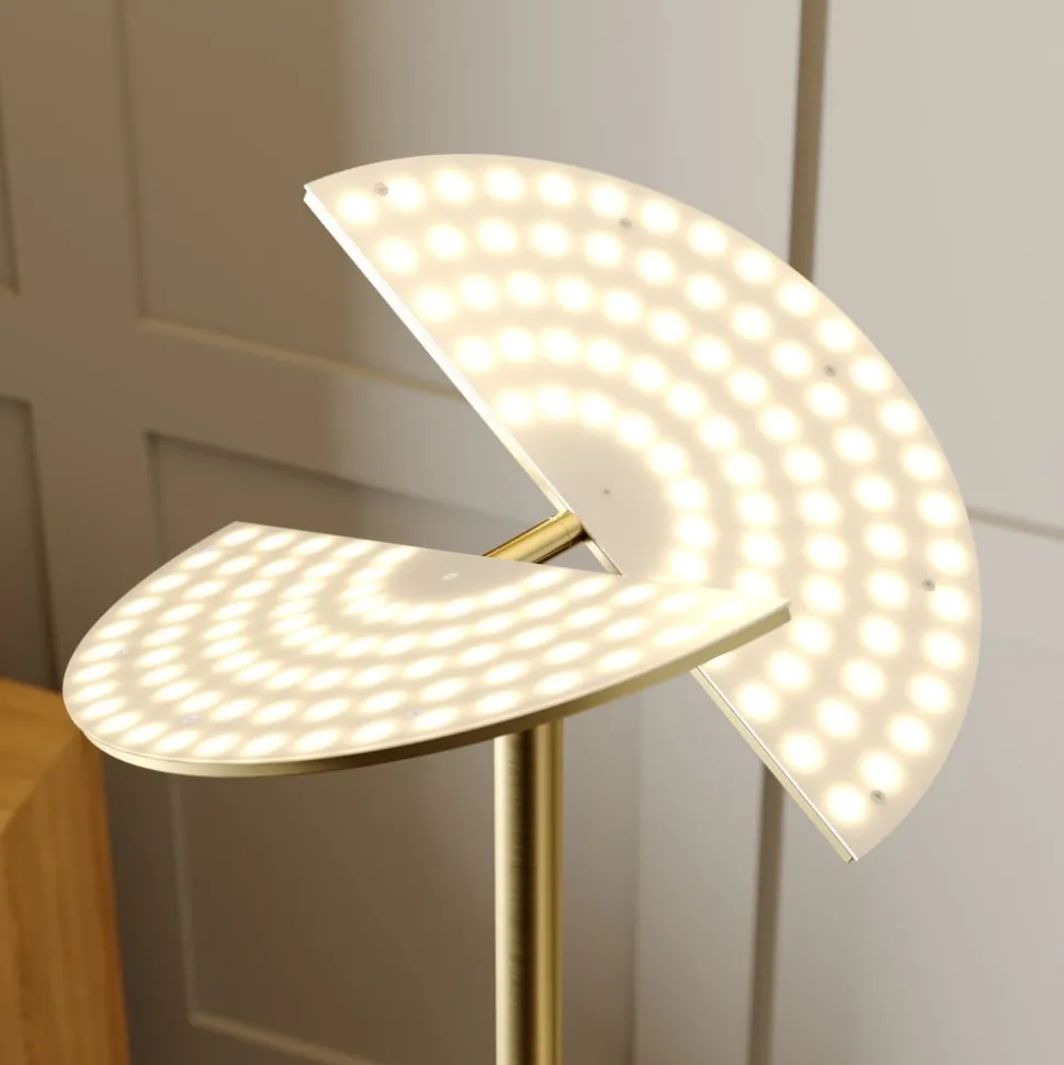 Lucande LED uplighter Anniki, messing